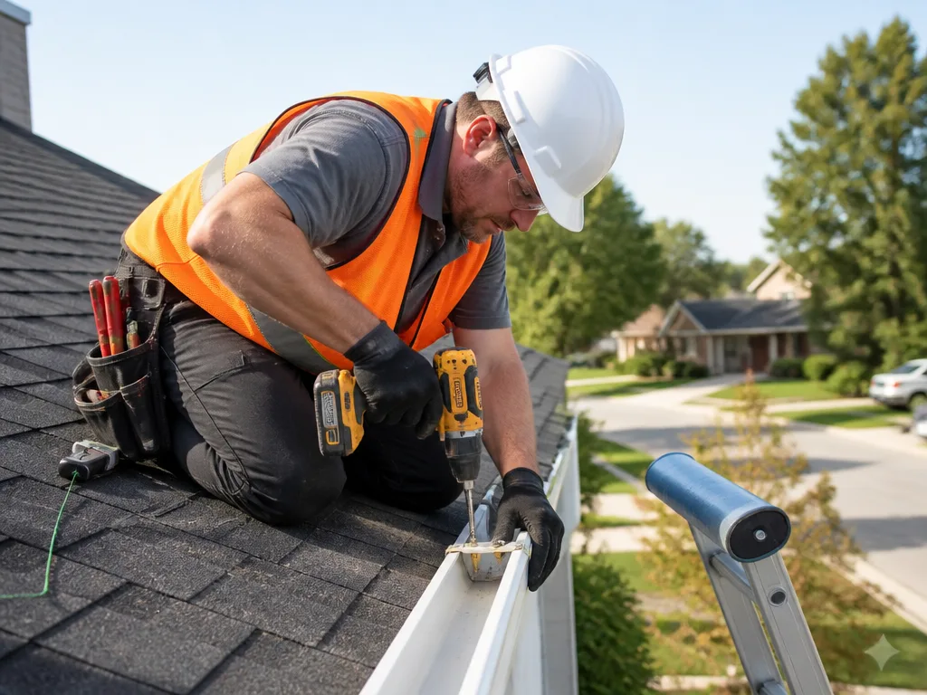 Vinyl Gutter Installation